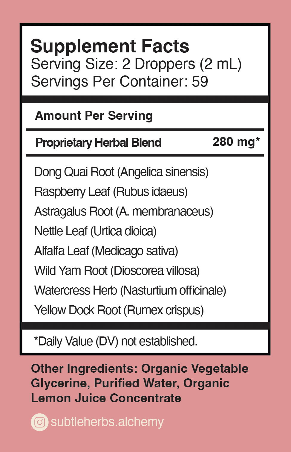 FEMININE FLOURISH TINCTURE